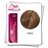 Vopsea Demi-permanenta - Wella Professionals Color Touch Plus nuanta 66/03 auriu blond inchis intens